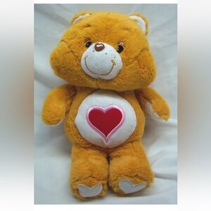 Care Bears NICE SOFT BROWN TENDERHEART BEAR 12" Plush Stuffed Animal Toy NWOT